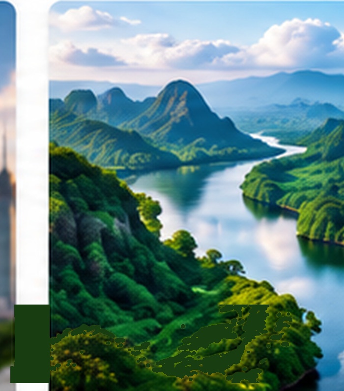 Majestic Congo river rainforest representing sustainable growth