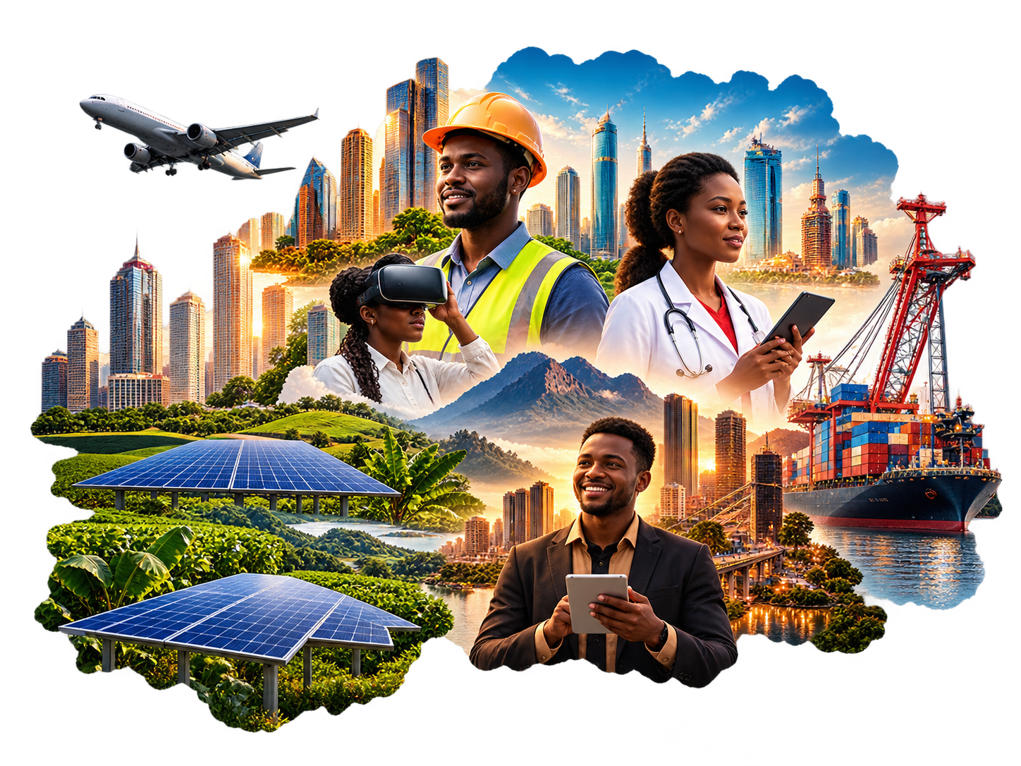 GENIX DRC Multisector Composition — Industry, Healthcare, Technology, Aviation, Energy and Logistics
